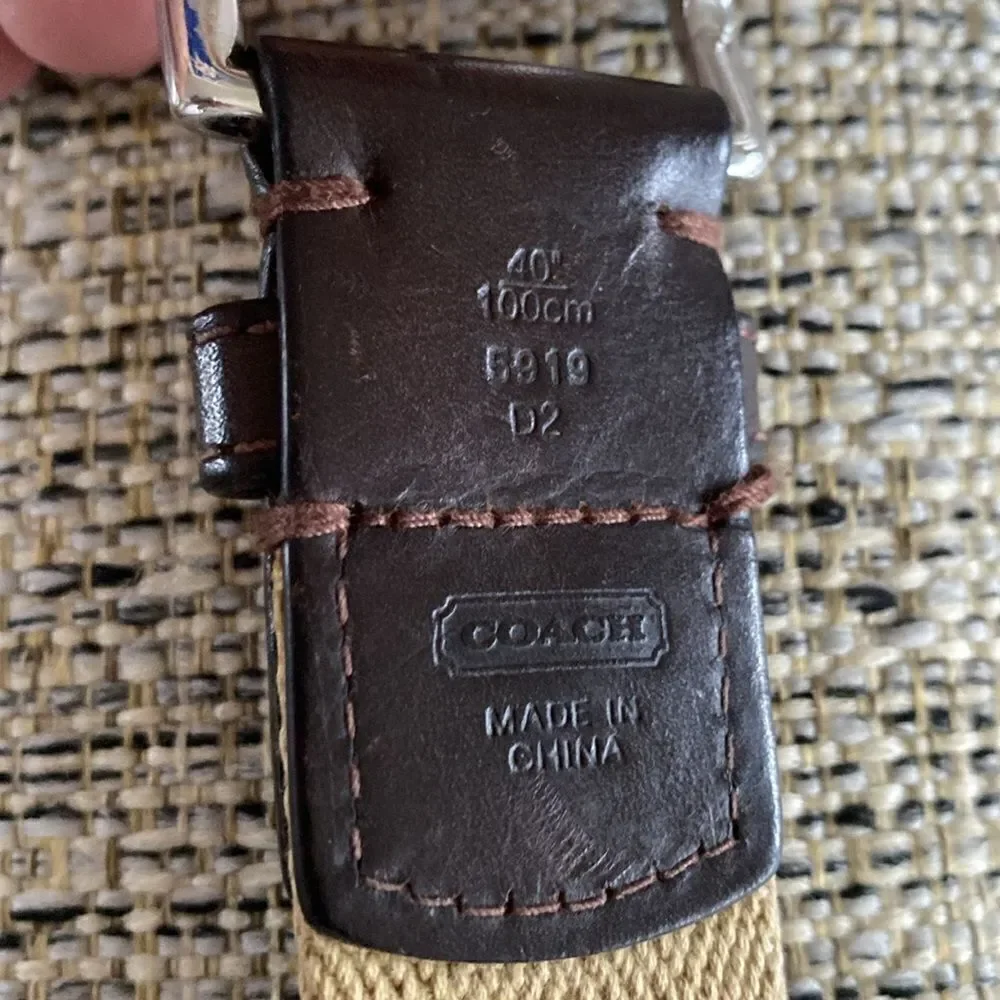 Coach  belt
